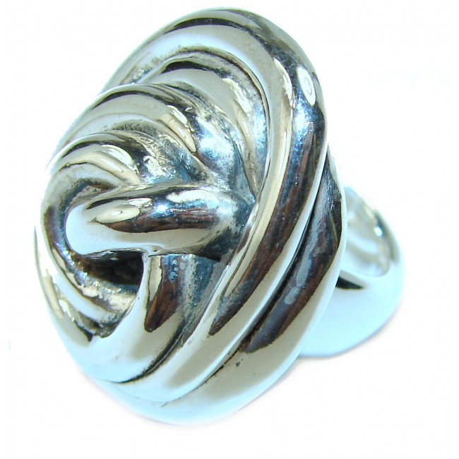 Natural Beauty Italy Made Silver Sterling Silver ring s. 7