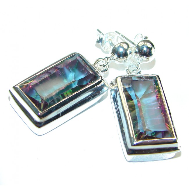 Mystic Topaz .925 Sterling Silver earrings