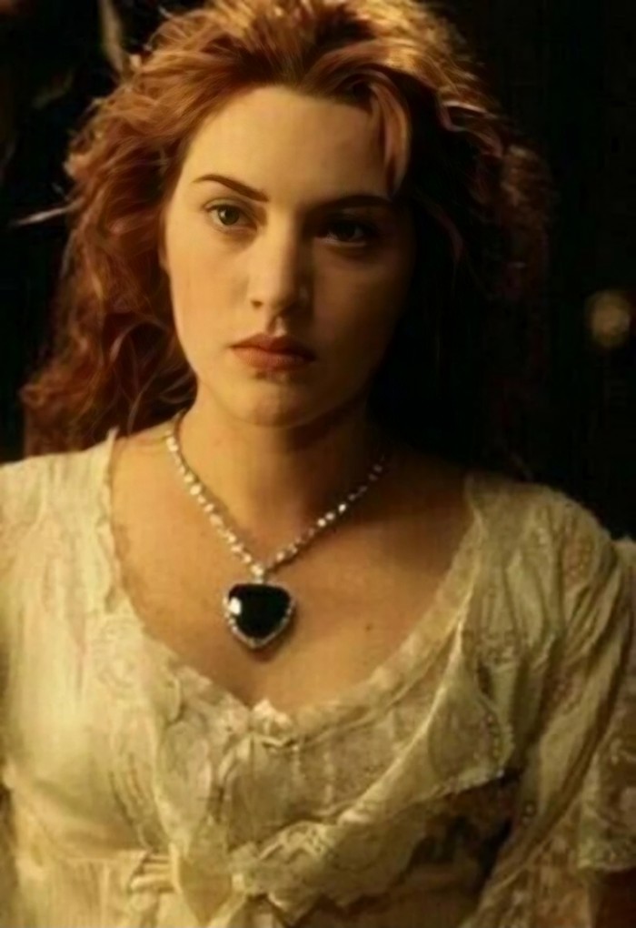 Titanic - Heart of The Ocean Necklace ~ 30.5 Ct Blue Sapphire Necklace In 925 Sterling Silver necklace - photo 3