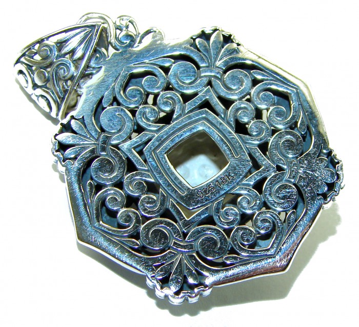 Majestic .925 Sterling Silver handmade Bali style Pendant - photo 1