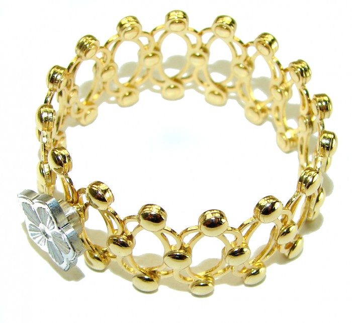 Retractable Ring And Bracelet for Women - Unique Boho 14K Gold over .925 Sterling silver Ring - Bracelet - photo 3