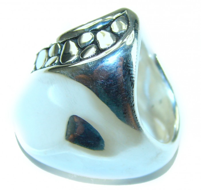 Natural Beauty Italy Made Silver Sterling Silver ring s. 6 - photo 2