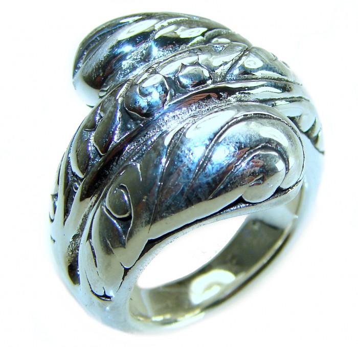 Natural Beauty Italy Made Silver Sterling Silver ring s. 8 - photo 3