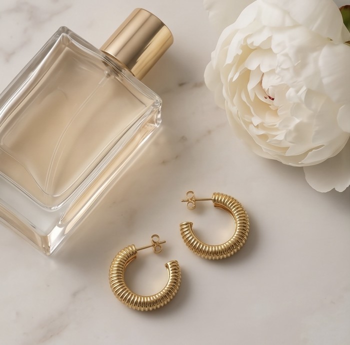 Julietta Precious Natural Golden Women earrings - photo 2