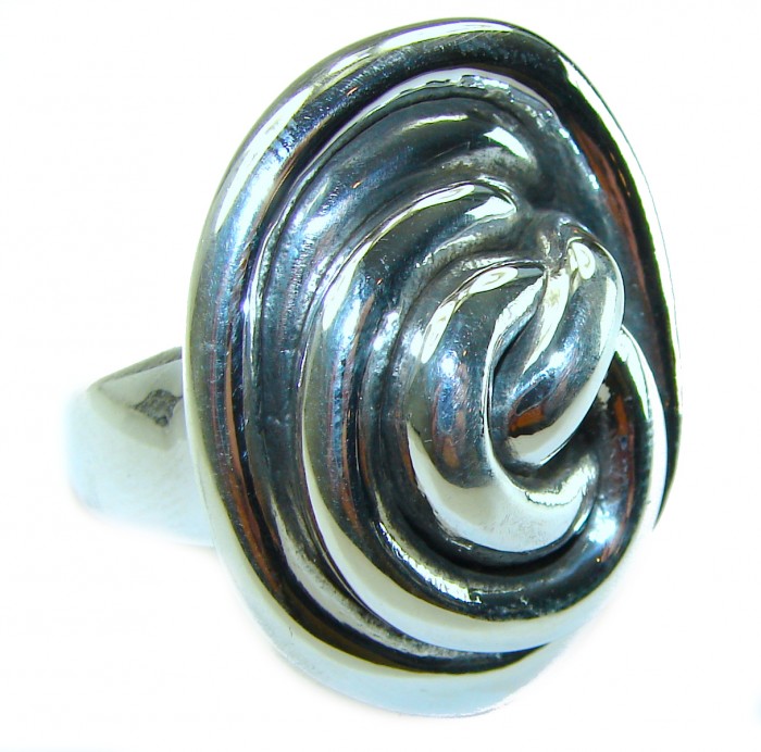 Ariadne's Thread Italy Made Silver Sterling Silver ring s. 5 3/4 - photo 2