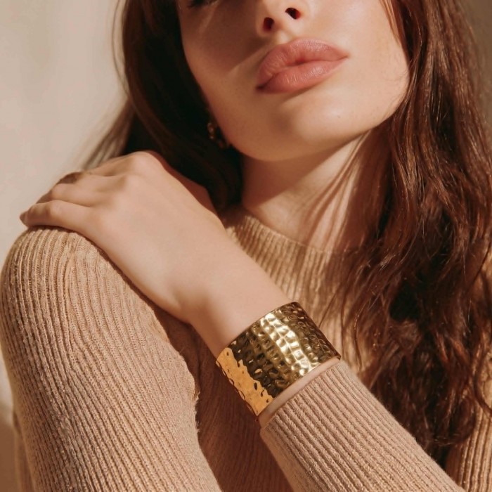 Precious Natural Golden Women bracelet - photo 1