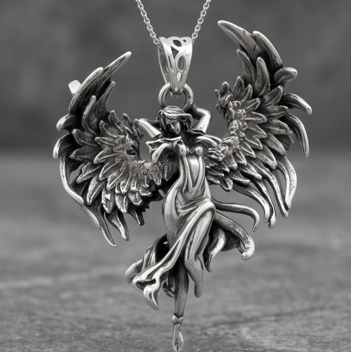 Flaying Angel 24 inches Long Necklace - photo 4