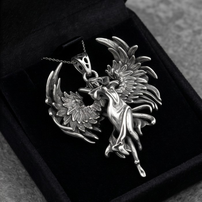 Flaying Angel 24 inches Long Necklace - photo 1