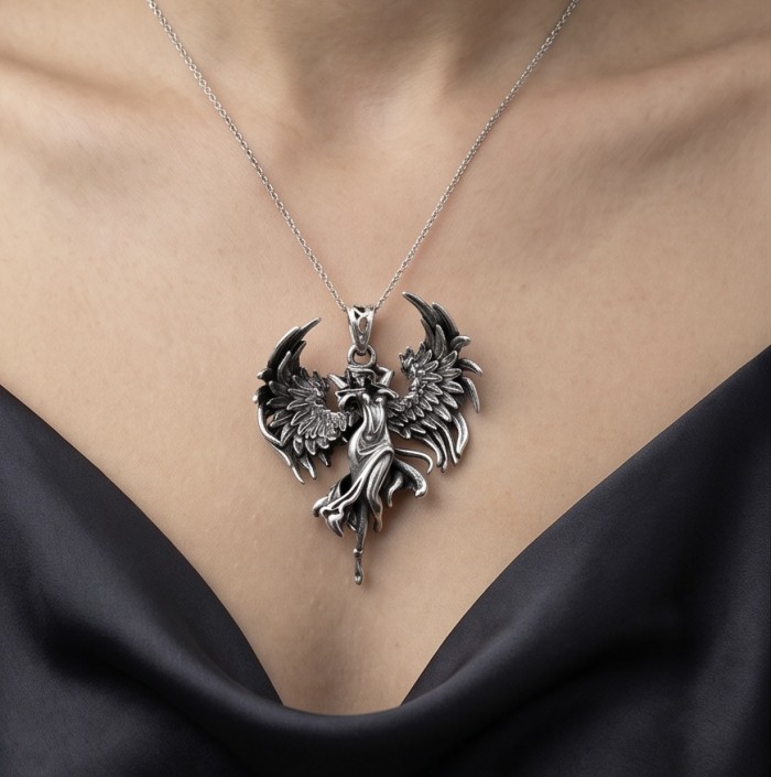 Flaying Angel 24 inches Long Necklace - photo 2