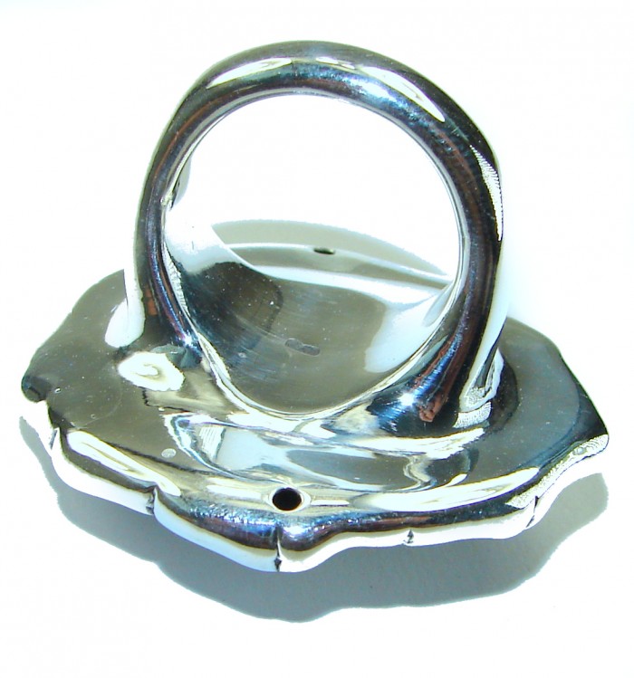Ariadne's Thread Italy Made Silver Sterling Silver LARGE ring s. 6 - photo 3