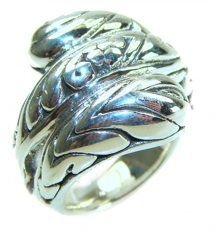 Natural Beauty Italy Made Silver Sterling Silver ring s. 6 - photo 3