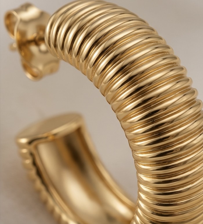 Julietta Precious Natural Golden Women earrings - photo 3