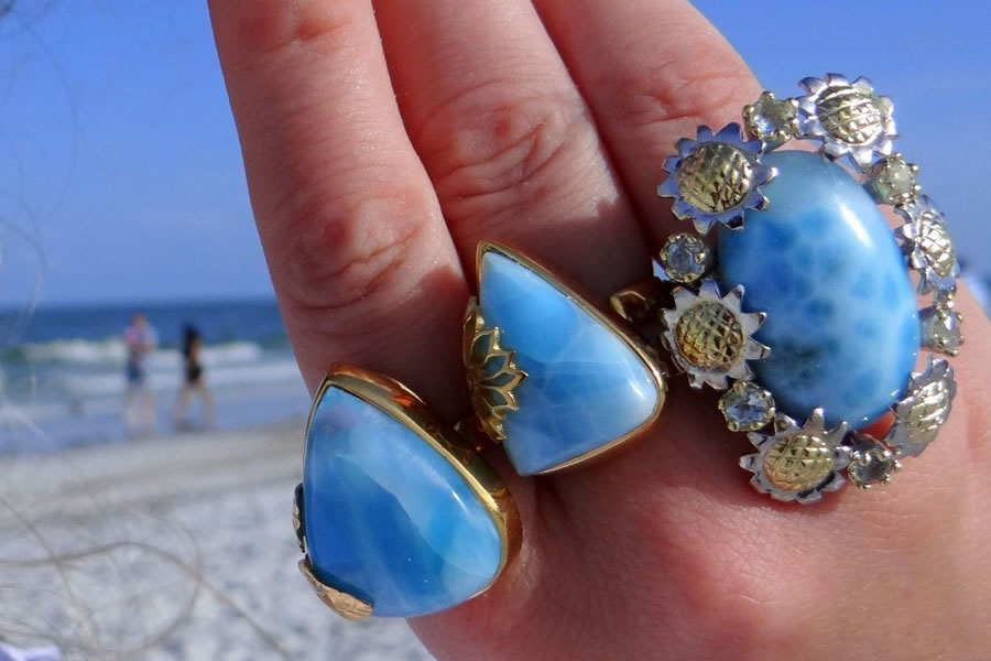 Larimar Jewelry Collection