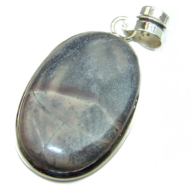 Jasper .925 Sterling Silver handmade pendant