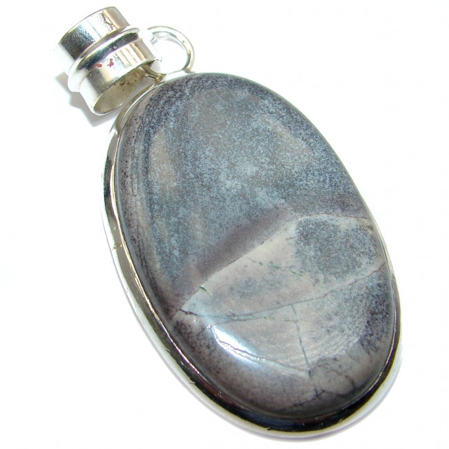 Jasper .925 Sterling Silver handmade pendant