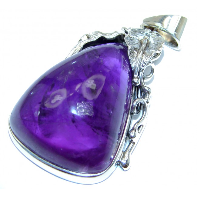 MASSIVE Top Quality Natural 125ct Amethyst .925 Sterling Silver ...