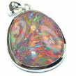 Doublet  Opal .925 Sterling Silver handcrafted pendant