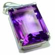 Authentic African Amethyst  .925 Sterling Silver handcrafted Pendant