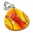 DUNE Prehistoric Beauty authentic Baltic Amber  .925 Sterling Silver handcrafted pendant