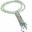 Spectacular 26 inches Long genuine  Pearl .925 Sterling Silver handcrafted Long Necklace