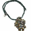 Summer Vibes Natural Multigem Labradorite beads strand  .925  Sterling Silver handcrafted Necklace