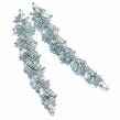 Born to Amaze White Topaz .925 Sterling Silver .925 Sterling Silver handcrafted Earrings