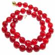 Rare Unusual Natural  Carnelian Beads Necklace