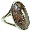 Australian Koroit Opal    .925 Sterling Silver handmade ring 7