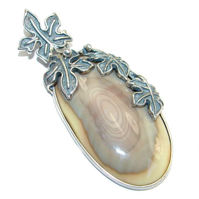 Great quality Imperial Jasper Sterling Silver handmade Pendant