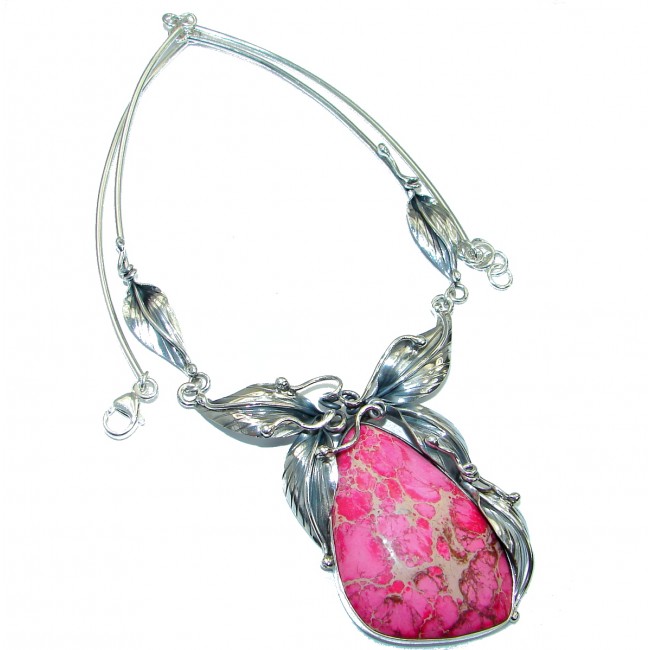 Julietta Sea Sediment Jasper .925 Sterling Silver handmade necklace