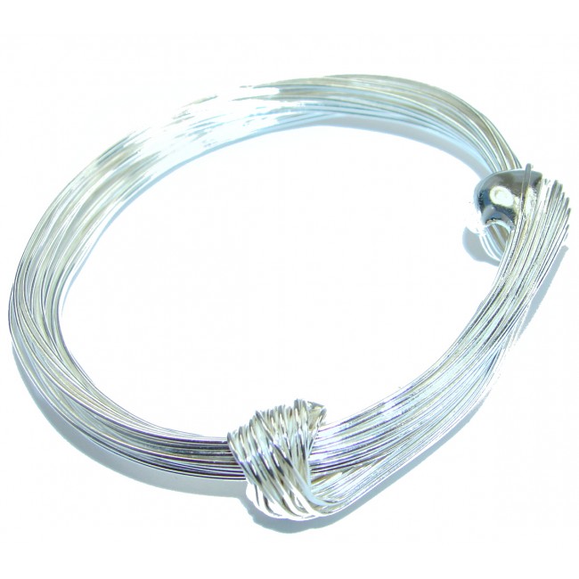 Artisian Design .925 Sterling Silver Italy handcrafted Bracelet