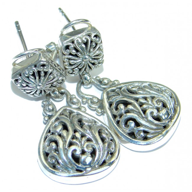 Bali Secret Handcrafted .925 Sterling Silver earrings
