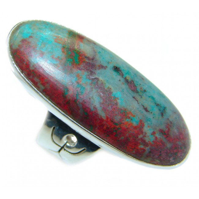 Sonora Jasper .925 Sterling Silver handcrafted Ring size 5 3/4