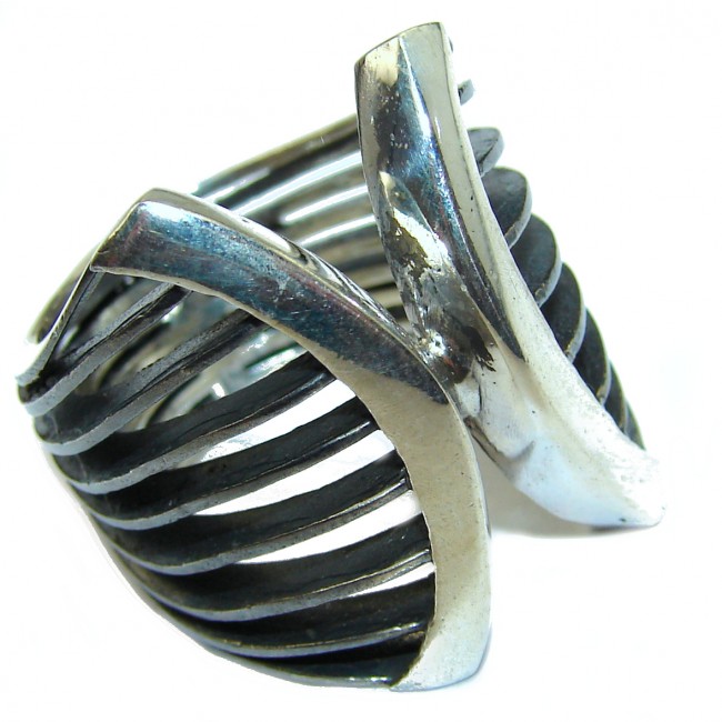 Regal Infinity .925 Sterling Silver Bali handmade ring size 7