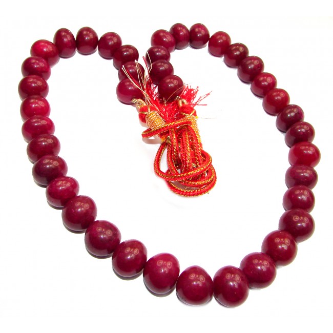 Huge Incredible Ruby Beads 16-18 inches necklace