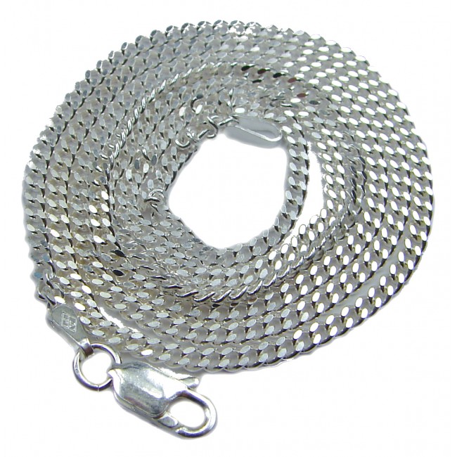 .925 Sterling Silver Chain 18'' long, 3 mm wide