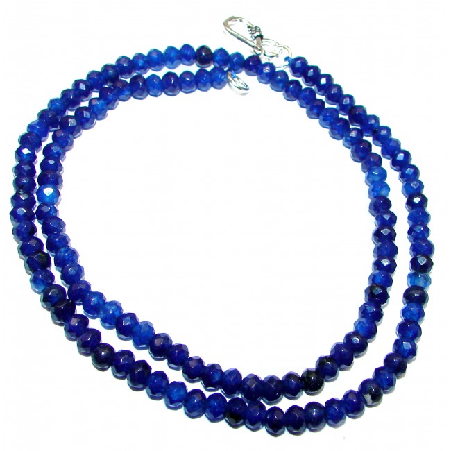 Beautiful Blue SunSitara Beads Strand Necklace