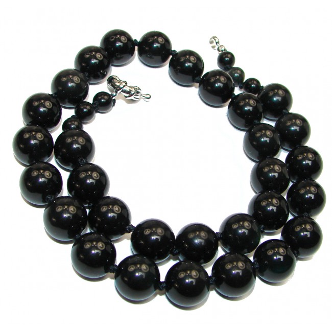 Black Whisper Black Onyx Sterling Silver necklace