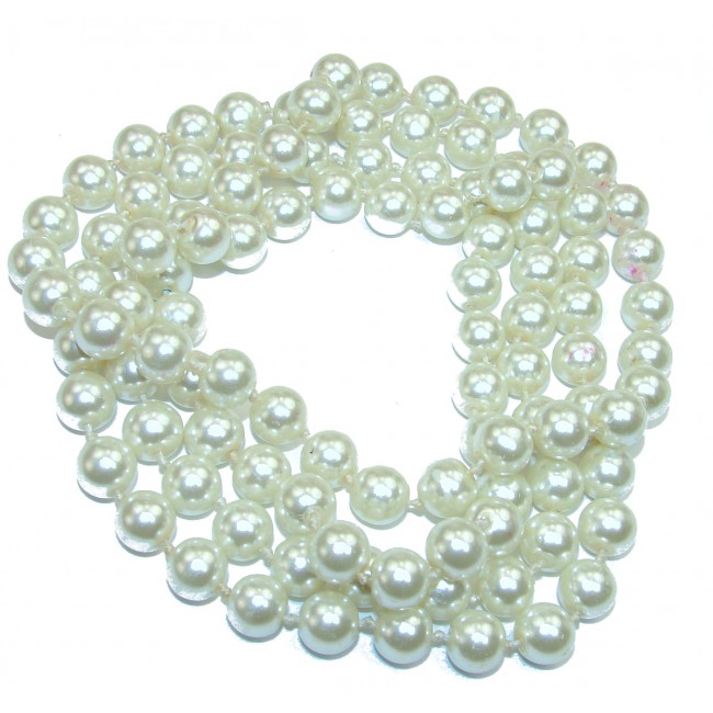 fresh water Pearl 36 inches handmade Necklace