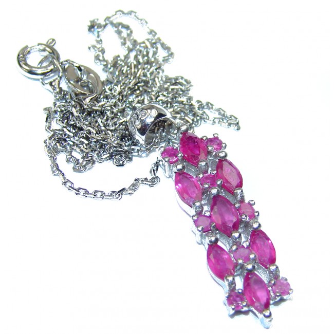 Brilliant Earth Ruby .925 Sterling Silver handmade Necklace
