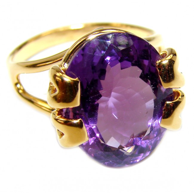 Purple Beauty Amethyst .925 Sterling Silver Ring size 9 3/4