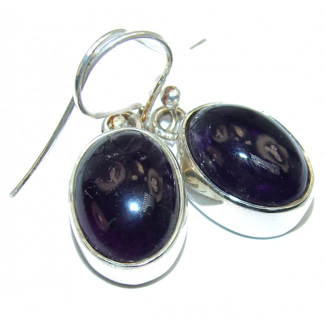 Incredible Amethyst .925 Sterling Silver earrings