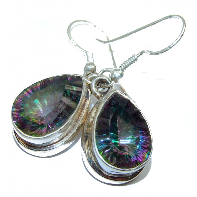 Rainbow Magic Topaz .925 Sterling Silver earrings