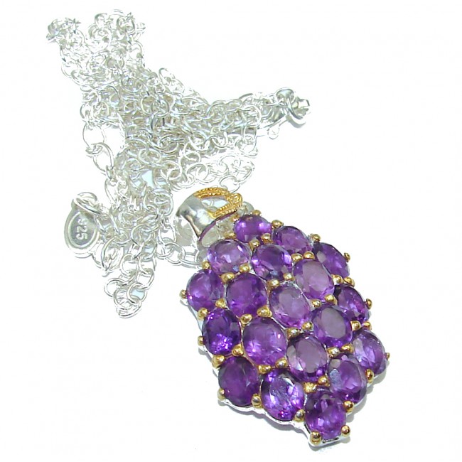 Amethyst .925 Sterling Silver handcrafted necklace