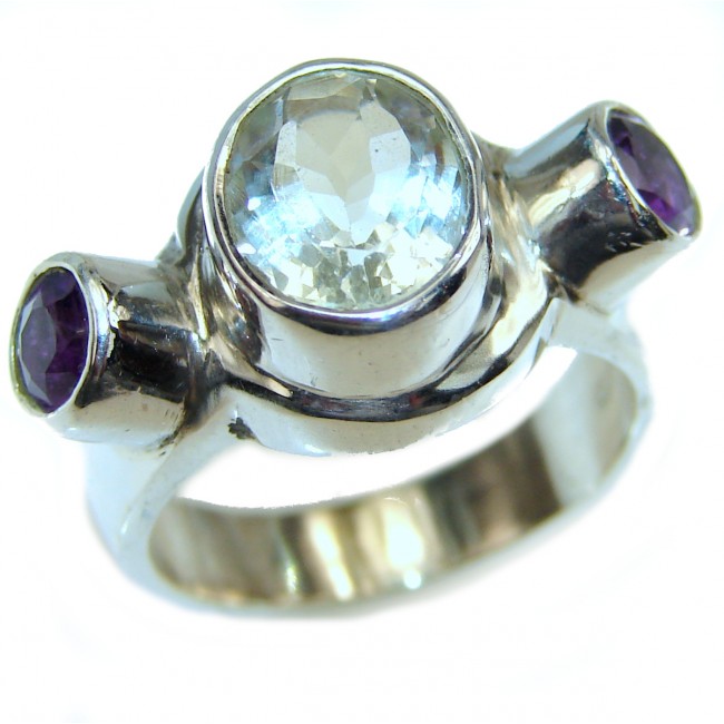 White Topaz .925 Sterling Silver ring size 6