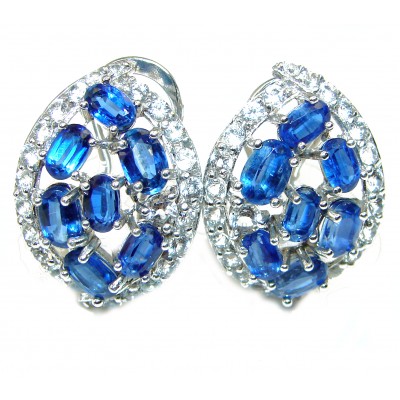 Best quality African Kyanite .925 Sterling Silver handcrafted earrings