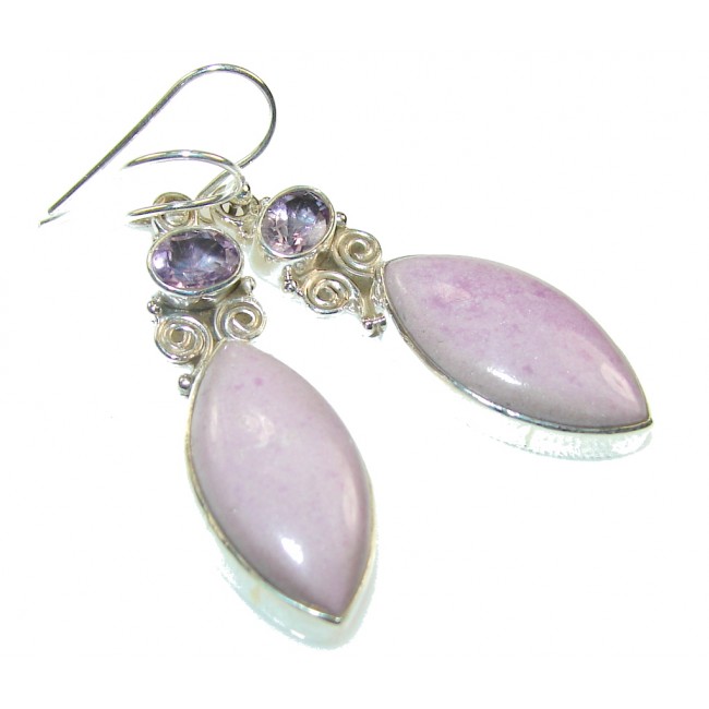 My Amazing!! Purple Sugalite Sterling Silver earrings