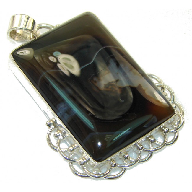 Magic Style Of Agate Sterling Silver pendant