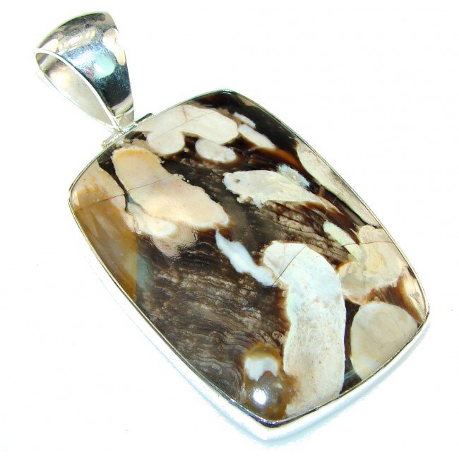 Awesome!! Nugget Jasper Sterling Silver Pendant