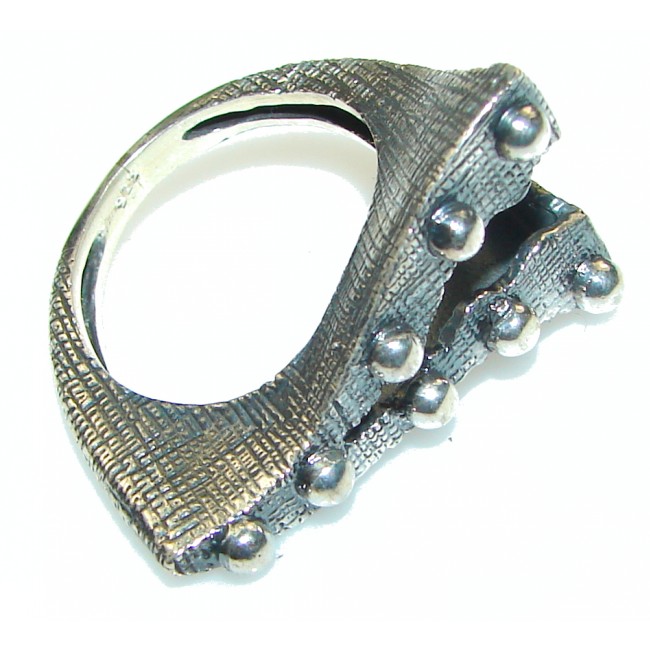 Fashion Design! Silver Sterling Silver Ring s. 7 1/4